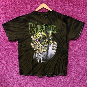 Misfits Mommy Can I Go Out & Kill Oversized Band Tie Dye large